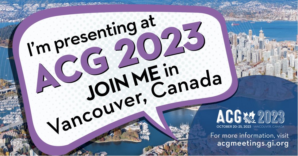 I am so excited to be presenting 2 abstracts at #ACG2023. I am grateful to my mentors and colleagues for their support. I look forward to meeting with and learning from everyone.#GITwitter <a href="/AmCollegeGastro/">ACG</a>