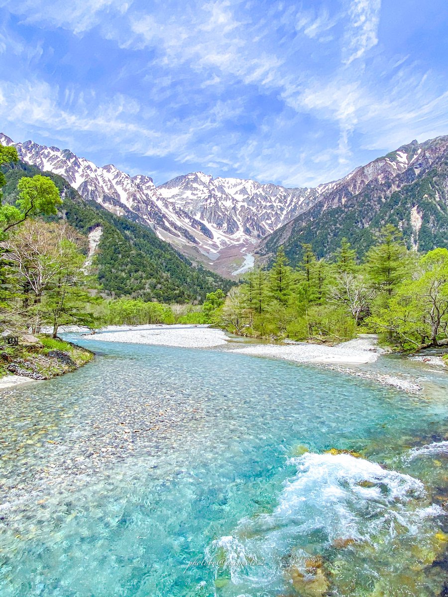 爽快感溢れる上高地