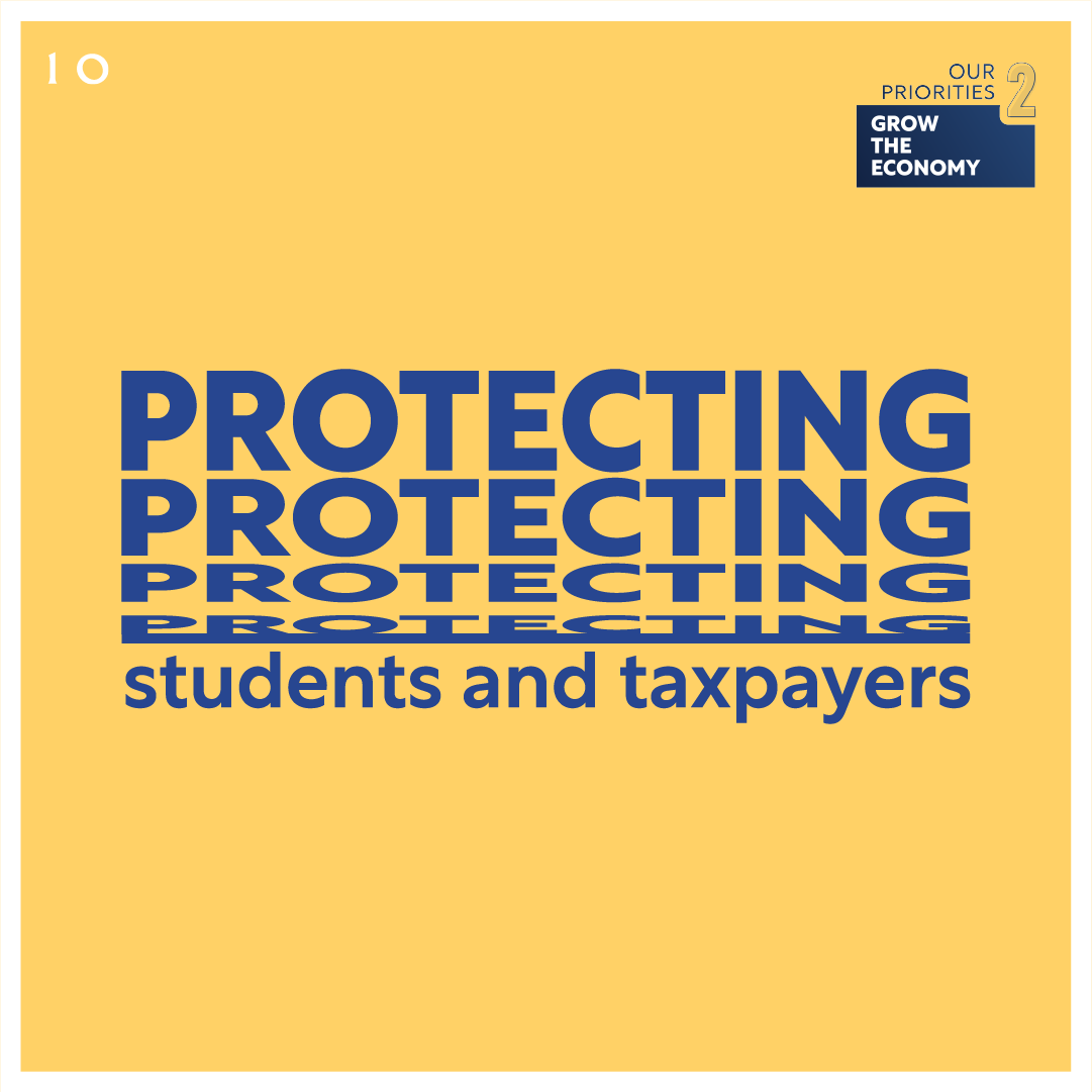 10DowningStreet's tweet photo. We’re protecting students and taxpayers against rip-off degree courses.

We’re limiting the number of students taking courses that:

❎ Have high drop-out rates
❎ Don’t lead to good jobs
❎ Leave young people with poor pay and high debts https://t.co/SgQP0VqR6F