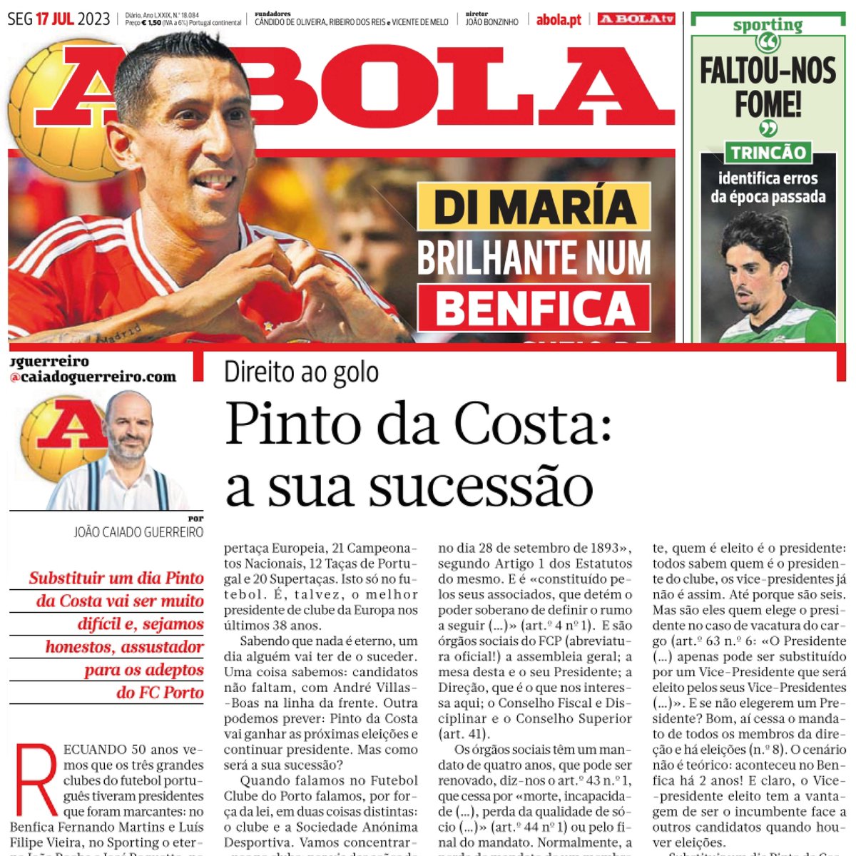 CaiadoGuerreiro's tweet photo. EN| Direito ao Golo | Pinto da Costa: his succession

+info: https://t.co/ckwrk6NK60

PT| Direito ao Golo | Pinto da Costa: a sua sucessão

+info em: https://t.co/NJfX4Pcr2O

#CG https://t.co/V6Lg4ndoNA