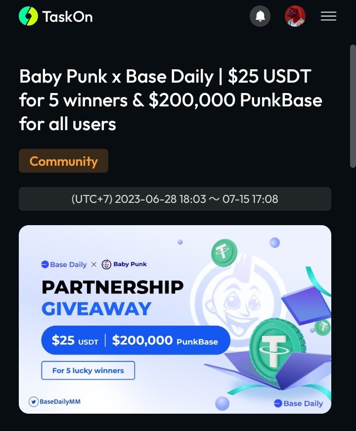 PunkBase_'s tweet photo. Oi Oi Oi π€
Here Our Winner $25 For 5 user On Takson.
@PunkBase_ x @BaseDailyMM
#BuildOnBase #PunkBase #memecoin #memecoins #Giveaway https://t.co/N8wYwnF6jY