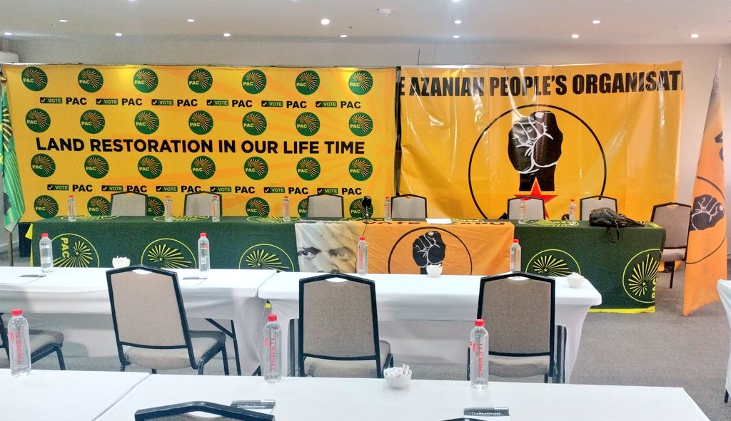 AZAPO and PAC are ready to communicate the outcomes of the Elections Summit held on Saturday. 

Join the live streaming of this historic press briefing on <a href="/AZAPO_News/">AZAPO</a> twitter page.

<a href="/SABCNews/">SABC News</a> <a href="/Newzroom405/">Newzroom Afrika</a> <a href="/enca/">eNCA</a> <a href="/MyPAConline/">Pan Africanist Congress of Azania (PAC)</a> <a href="/SAfmRadio/">SAfmRadio 📻</a> 
#SIGN4BIKO