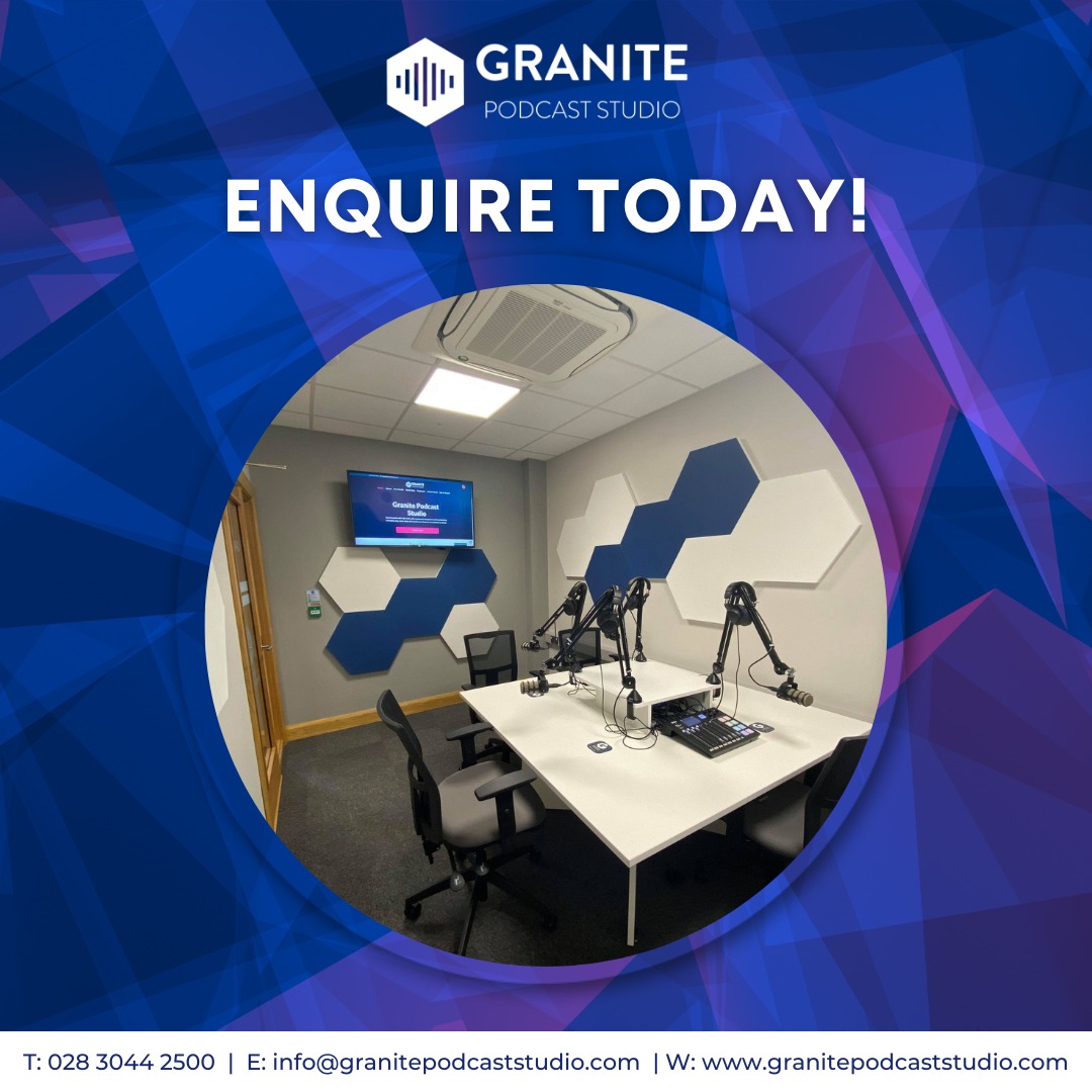 Granite Podcast Studio (@granitepodcast) on Twitter photo Start your podcast journey today!
We work with individuals and organisations, large and small, to help you tell your story in a professional and engaging way.
Book today!
Email: info@granitepodcaststudio.com Start your podcast journey today!
We work with individuals and organisations, large and small, to help you tell your story in a professional and engaging way.
Book today!
Email: info@granitepodcaststudio.com