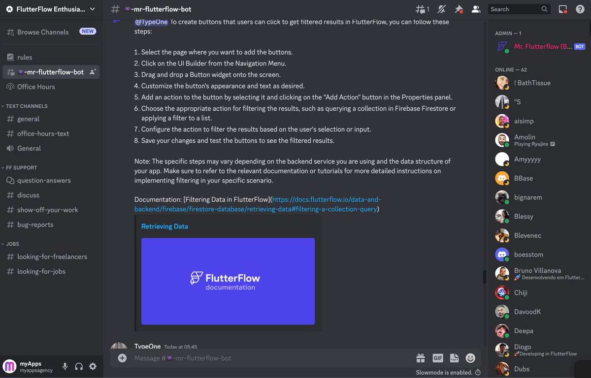 myappsagency's tweet image. Discord 🔗Mr FlutterFlow Bot
more than 4000 questions
discord.gg/ryK9SdxqFA
#flutterflow #additionallinks #wowflutterflow