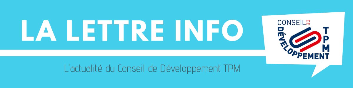 Au programme de la dernière  Lettre Info du Conseil de développement TPM - Juillet/Août 2023 : SPASER, ENR, Démographie et ... Economie Sociale et Solidaire (ESS).

Bonne lecture 

mailchi.mp/f440f0b490ad/l…