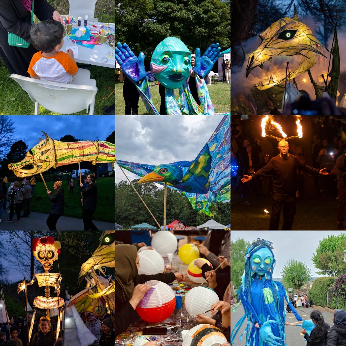 Some of the things we've recently been up to...#outdoorarts @BDCulture_ @BetterStartBfd @BfdForEveryone @SaltaireFest @bradford2025 @BradfordLitFest @CODSWALLOPcic @BradfordTrident