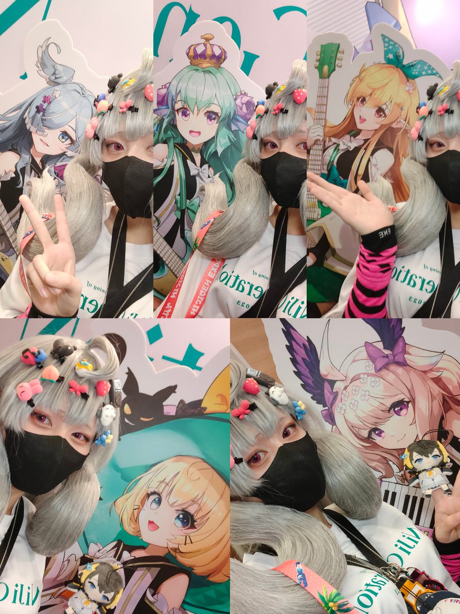 Xuan030103's tweet photo. TB Nijigen 🥹 cos reimumu to support my girls😭💙💚💛🧡💜🔥 HepiHepiHepi
#Reimural #Endoujin #NijigenExpo2023 #NijiGeneration https://t.co/YHMSxUO6WN