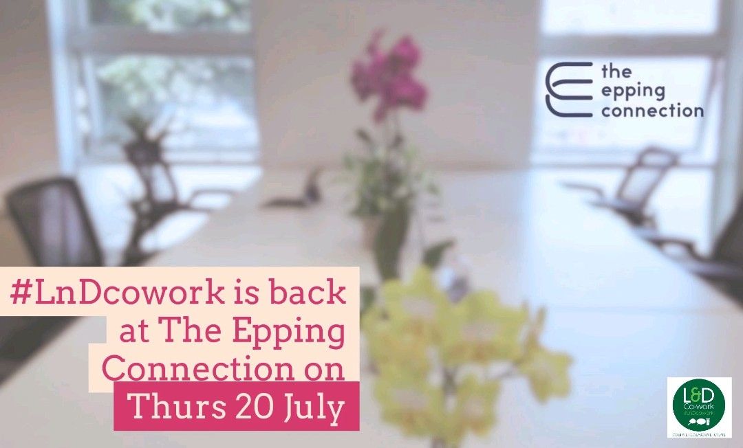 Happy Monday folks! This Thursday at @EppingConnect, we're hosting the next #LnDCoWork. I'll be here with my good friend @fionamcbride from 10am-4pm.