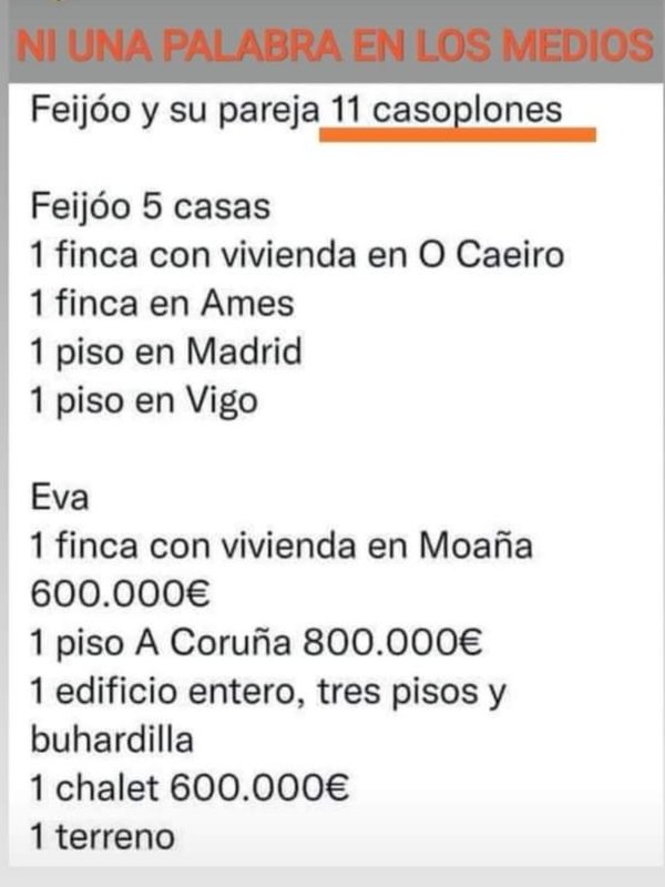 Algún periodista independiente va a preguntar por esto?
<a href="/NunezFeijoo/">Alberto Núñez Feijóo</a>