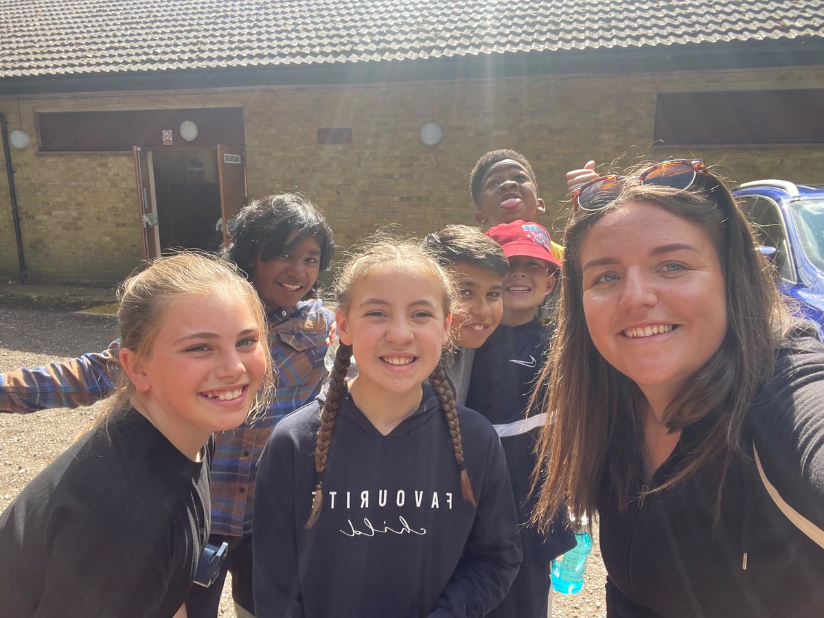 We have all arrived and are ready to set off on our first activity! <a href="/GoresbrookSc/">Goresbrook School</a>