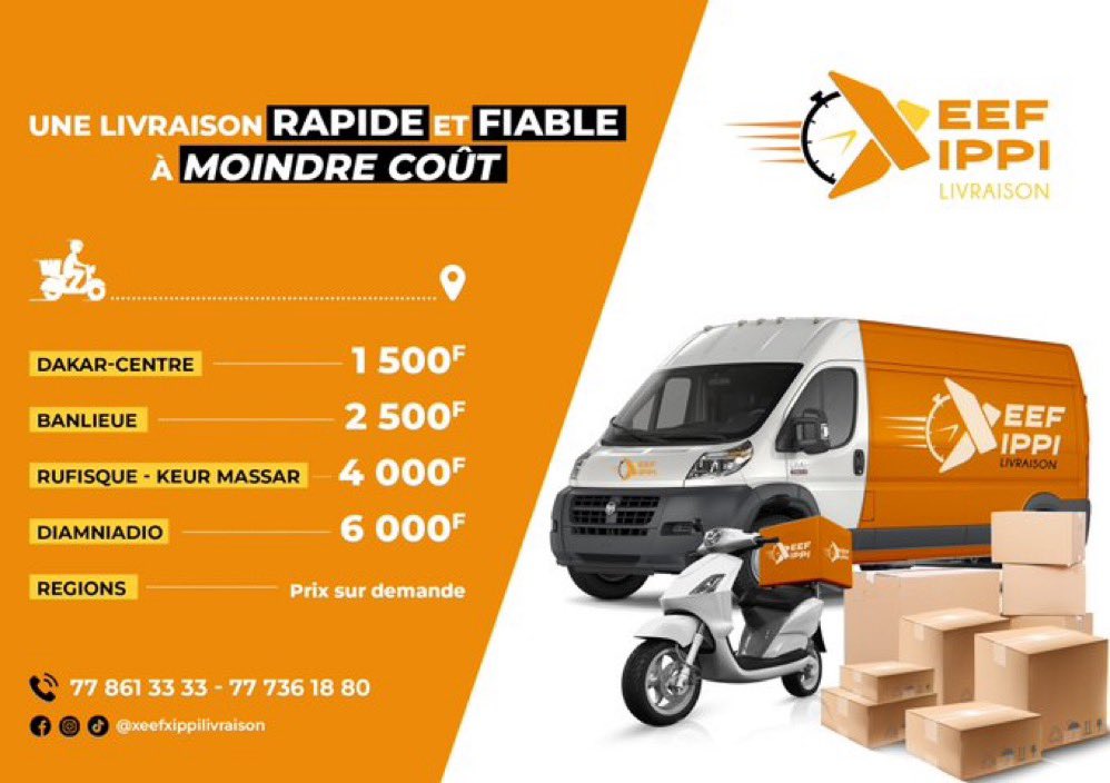 xeefxippicolis's tweet photo. Bonjour et bon début de semaine.

Faites-vous livrer partout, et aux meilleurs tarifs.

Nous sommes joignables au +221778613333 ou au +221777361880. https://t.co/LGsGspwMuR