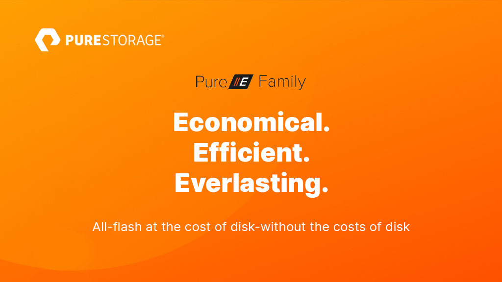 PureStorageIN's tweet photo. Why #Pure//Efamily? The Pure//E family is designed to help organizations maximize the value of their repository data by managing the massive spike in data expansion. To know more details visit:  https://t.co/olvw1NkuLA
#Purestorage #PureE//family https://t.co/tWb2sRmgGu