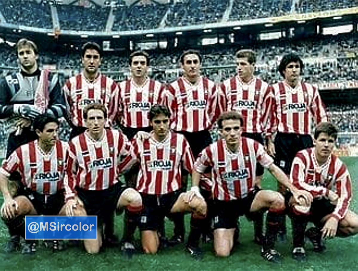 MSircolor's tweet photo. Foto @cdlogrones 93-94 en el #Bernabéu #Realmadrid 2 #CDLogroñés 1 #Lopetegui #Herrero #Martín #Poyatos #QuiqueRomero #Antón;;#Iturrino⚽️ #Eraña #Dulce #Villanova y #Salenko https://t.co/igtQNHZToC