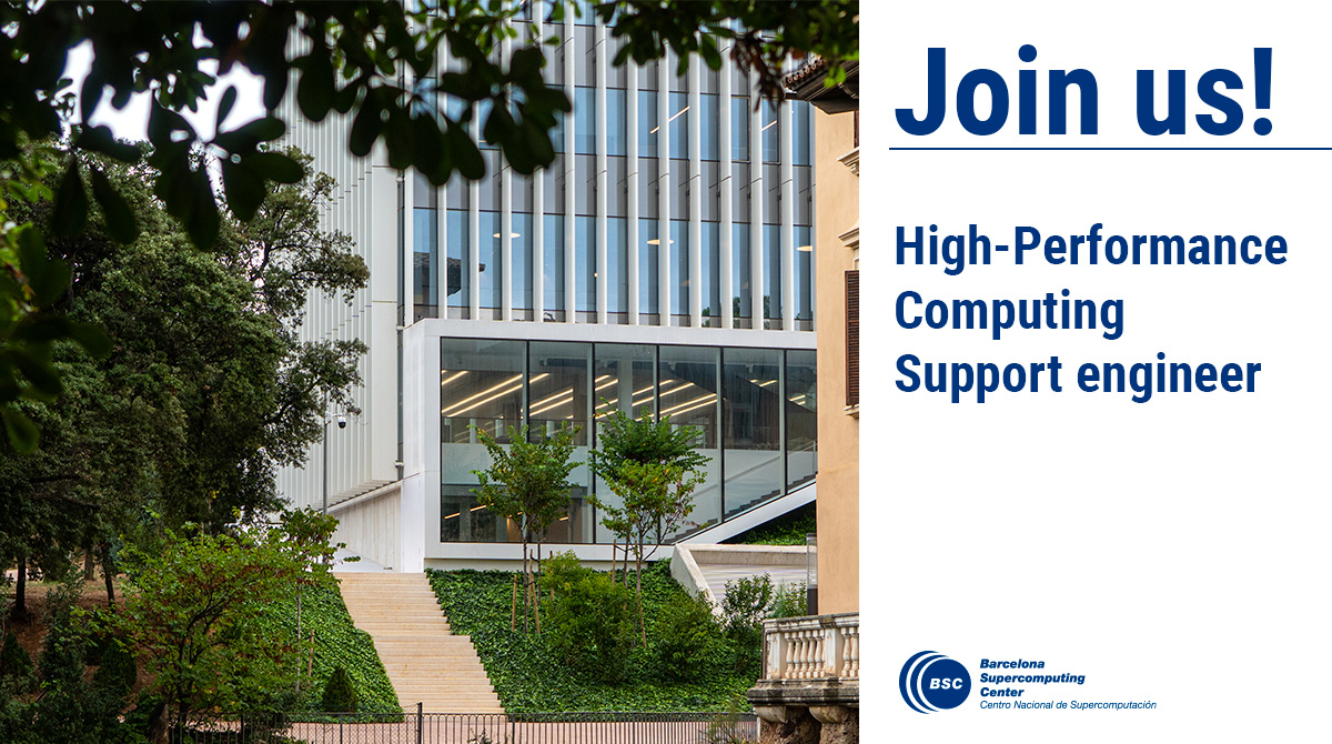 📢Vacancy: BSC is looking for a High-Performance Computing Support engineer for the Operations Department

➡bsc.es/Zbe

#trabajo #feina #job