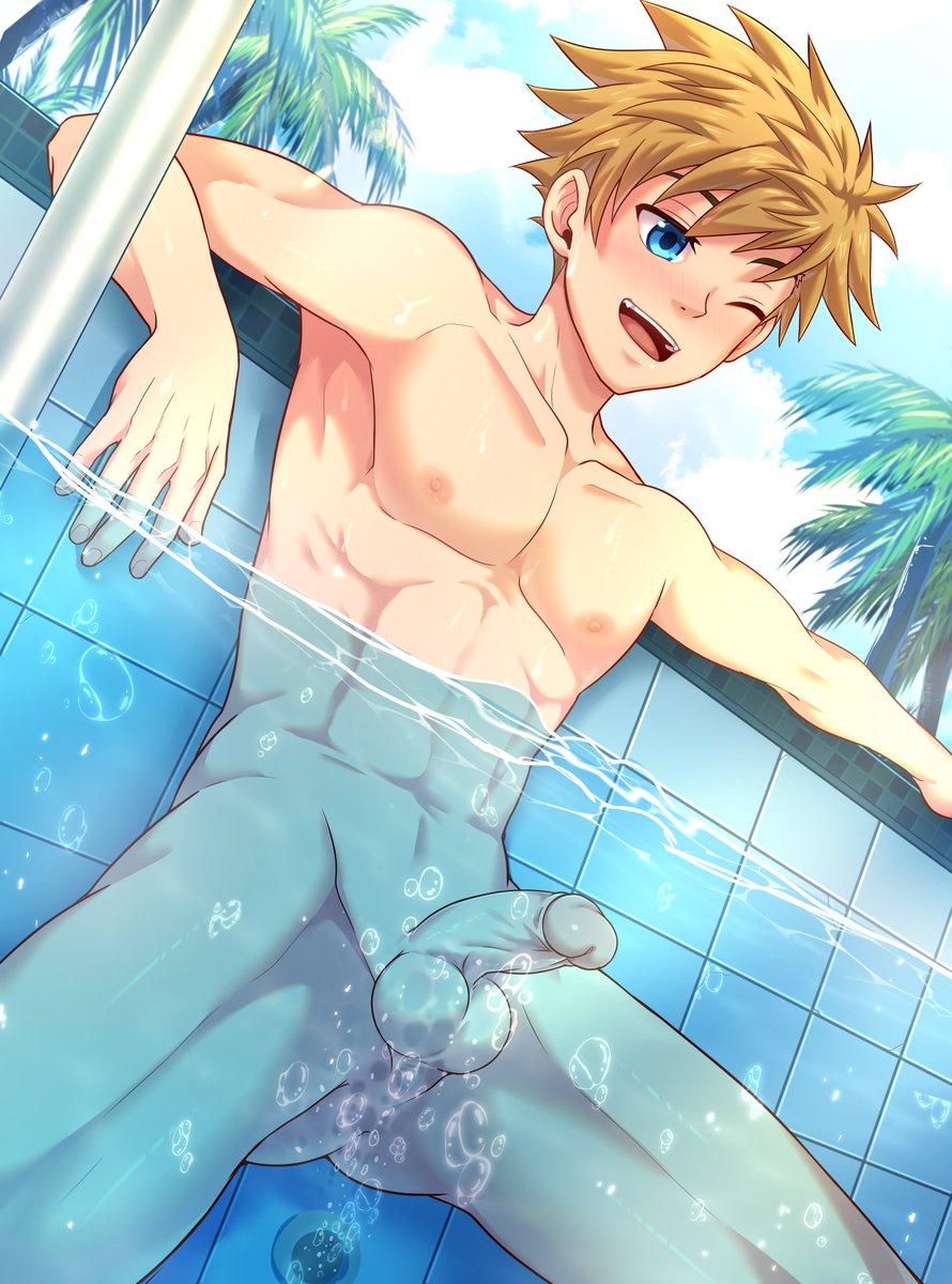The summer fun doesn't stop! Why wont you come and join connor on the pool~🏖️🩲🏊‍♂️

But there seems to be something naughty going on underneath~ 🫧💦

#ConnorBleufin #BLits