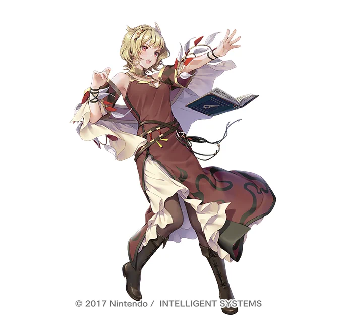 ファイアーエムブレム ヒーローズにて、「富める友愛 シトリニカ」描かせていただきました! #FEヒーローズ