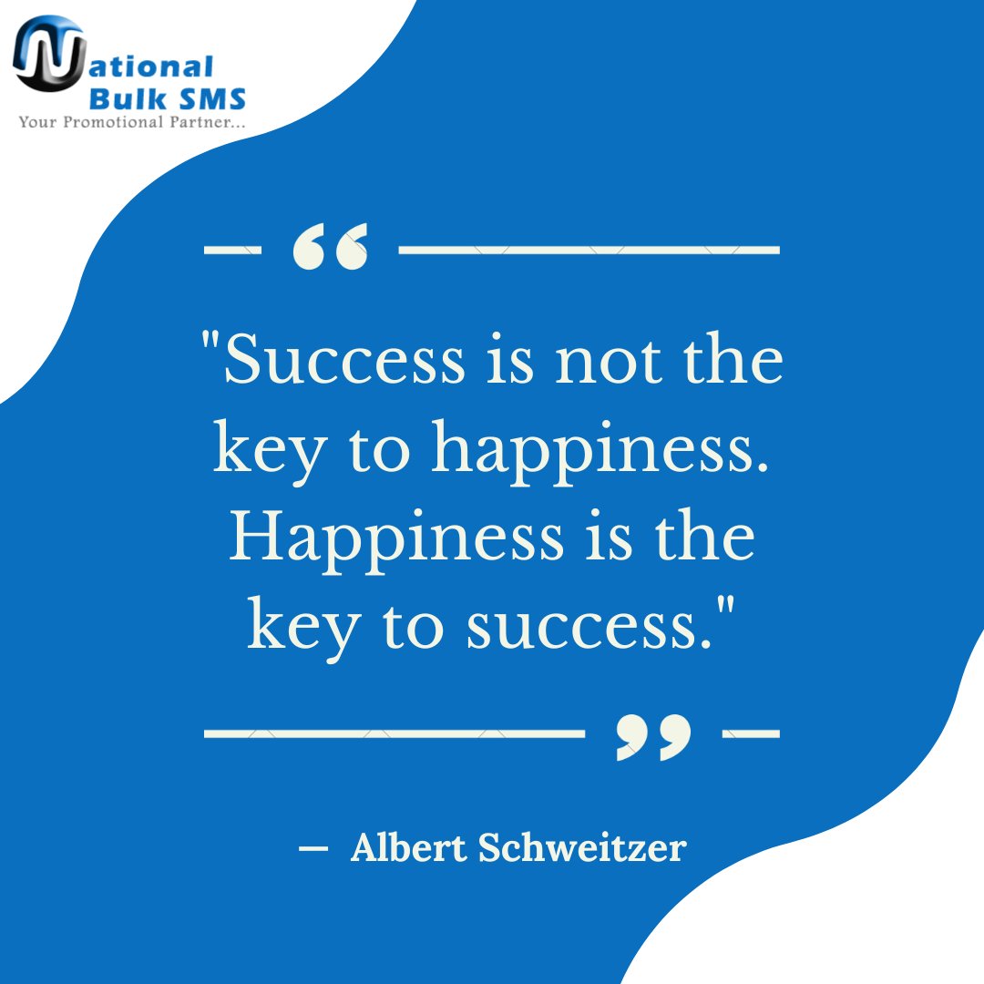 Happiness is the catalyst that unlocks the doors to success. Embrace the joy within and watch your journey towards success unfold.

#HappinessIsKey #SuccessUnleashed #EmbraceJoy #UnlockYourPotential #KeysToSuccess #HappinessFirst #SuccessMindset #FindYourBliss