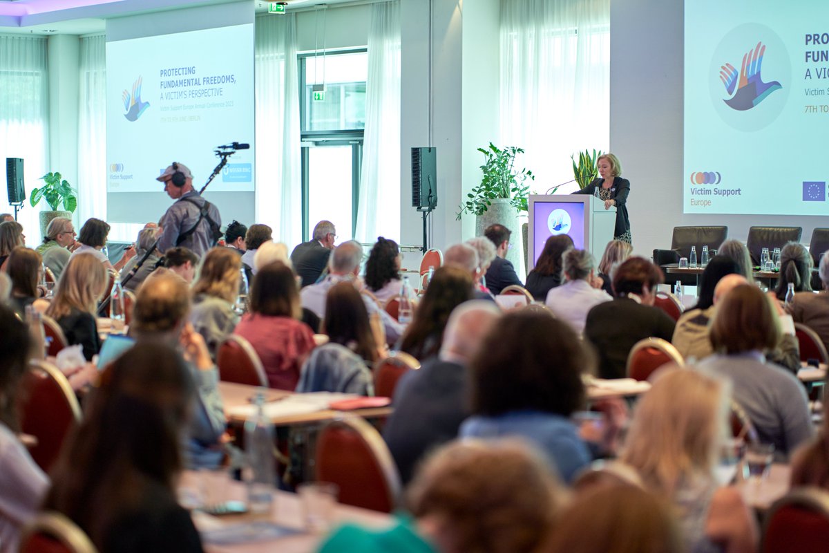 VictimSupportEU's tweet photo. ⏱️#ConferenceRecap to an impactful #conference!🧠 A day of thought-provoking discussions for a stronger, compassionate society!
📸https://t.co/ZtZfDEJZH6
#VictimSupportEU #EUvictimsrights #ShapingVictimSupportTogether #NationalVictimSupportFramework #SafeJustice #VSEAC2023 https://t.co/TlqwblhxsF