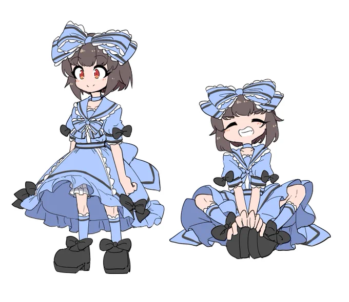 こういう服に着られてる感がすごい絵柄が好きなんだけど伝わるかな 