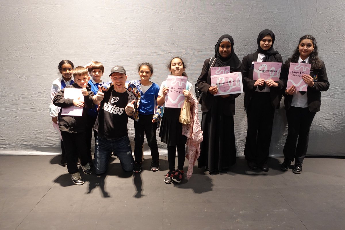 Abraham_Moss's tweet photo. Abraham Moss students from the Primary and High School took part in the annual #MotherTongueOtherTongue Competition. Out of 3500 entries, we had 7 winners. The students had great time at the awards event and had the chance to take part in workshops with popular poets. #MTOT https://t.co/0Mt5uQOj0D