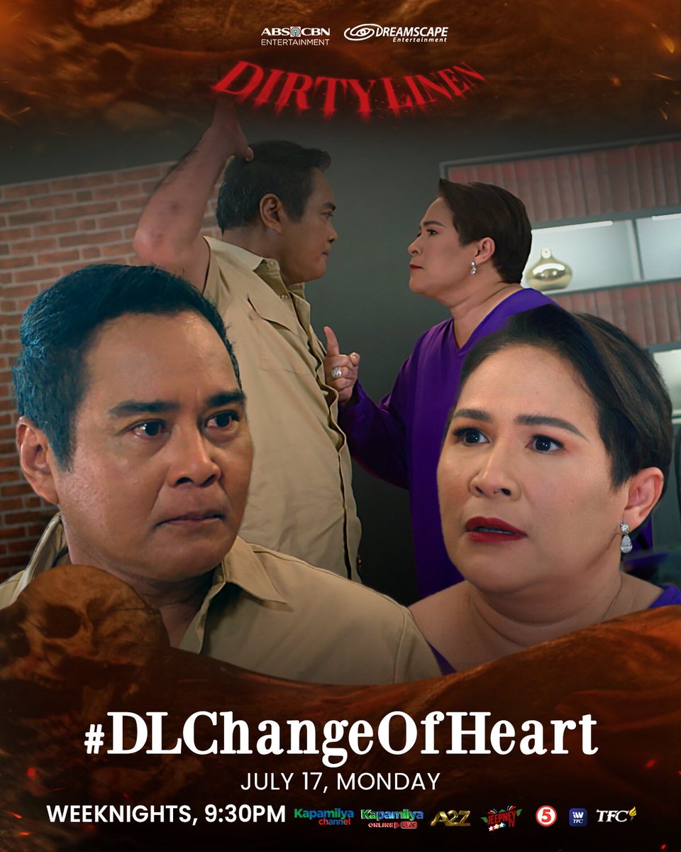 Sasabog na ang mag-asawang Carlos at Leona! Abangan ‘yan mamaya sa #DLChangeOfHeart

#DirtyLinen, 9:30PM sa Kapamilya Channel, Kapamilya Online Live, Jeepney TV, A2Z Channel 11, TV5! Mapapanood rin sa iWantTFC at TFC!