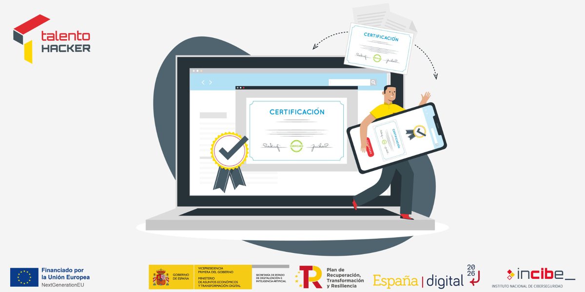 SEDIAgob's tweet photo. 🧑‍🏫Empezamos la semana compartiendo conocimientos, esta vez junto a @INCIBE ‼️

🔐Te explicamos en qué consisten las certificaciones en #ciberseguridad y por qué deberías considerarlas como una opción formativa 

🔗https://t.co/C0pug3OGMt

#TalentoHacker https://t.co/V8AFhz1CWn