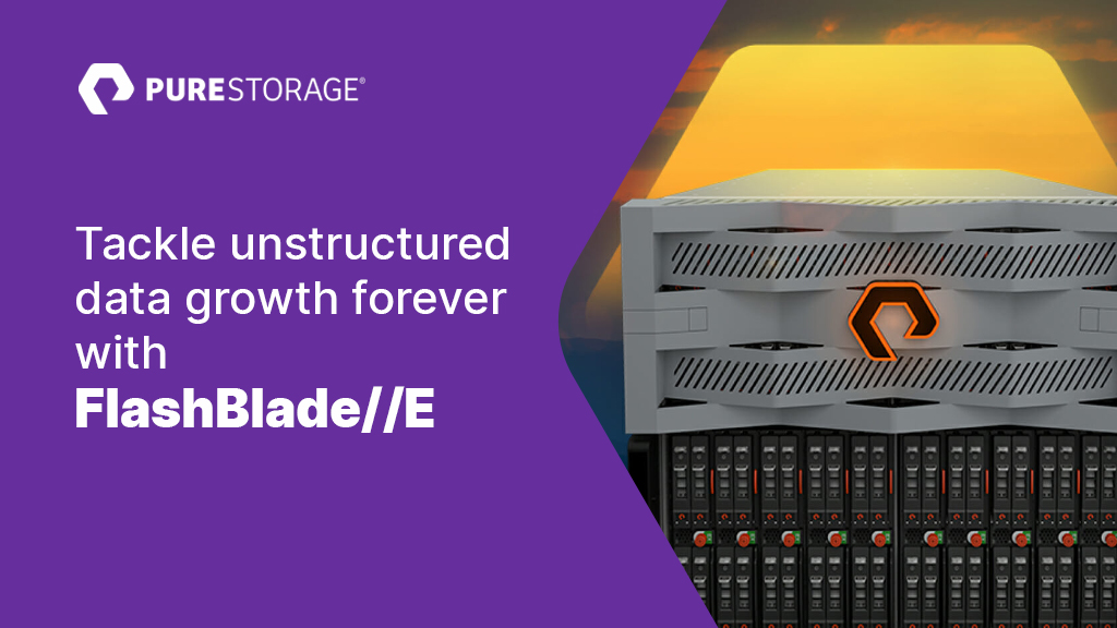 PureStorageIN's tweet photo. With its best-in-class user experience and lowest long-term operational costs, FlashBlade//E provides a more effective way to control data expansion.
To know more visit: https://t.co/vdmoz4cpIy 
#PureStorage #FlashBlade//E https://t.co/m2lHly6g5W