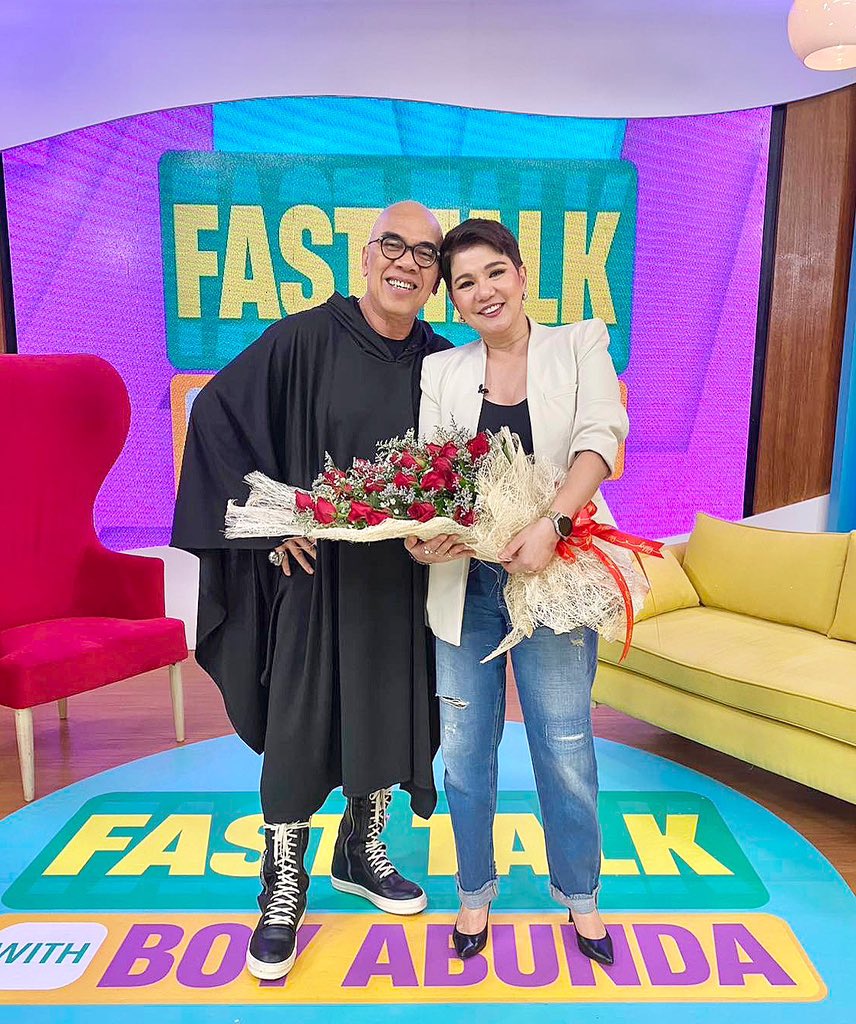 b617management's tweet photo. Thank you, Tito Boy Abunda &amp; Team #FastTalkWithBoyAbunda ✨

@amypcastillo on @FastTalkGMA 🤍 #FTBAAmyPerez 

#AmyPerezCastillo 
#FunFunTyangAmy 
#B617Management 
#B617 https://t.co/LGvBGsykZ9