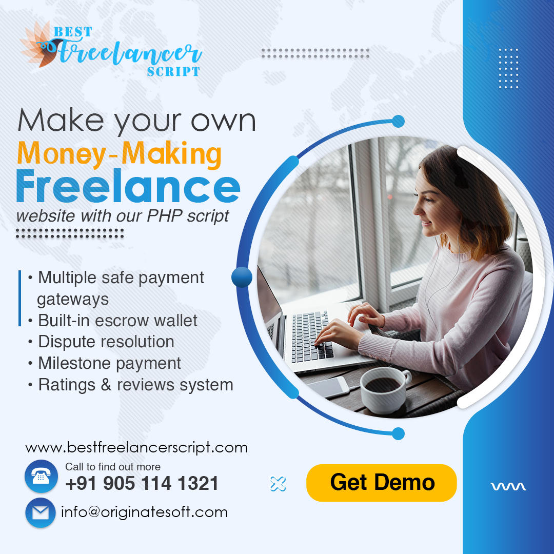 freelancerscrip's tweet image. Use our readymade #PHPscript to launch a dynamic, feature-packed and user-friendly freelance platform hassle-freely!
To try a FREE demo, get in touch with us today!
☎️ +91 33 4001 6469/+91 90511 41321
🌐 bestfreelancerscript.com
#bestfreelancerscript #freelancescript