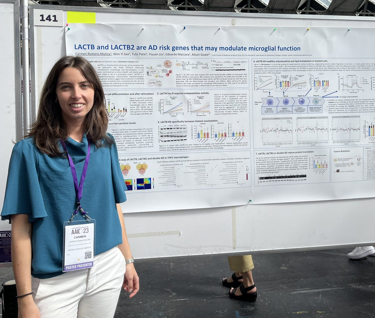 Stop by my poster today at #AAIC2023 to learn about immunometabolism!