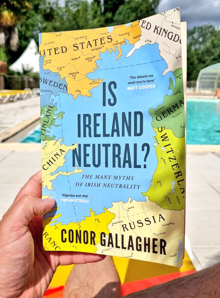 I just finished 'Is Ireland Neutral?' by @ConorGallaghe_r 

It was a very long way to say 'No'.

As far as I am concerned, consuming this book is now a prerequisite for any meaningful debate on #IrishNeutrality.

I like that Conor finishes on a #FundTheDF note.

Well done, Conor!