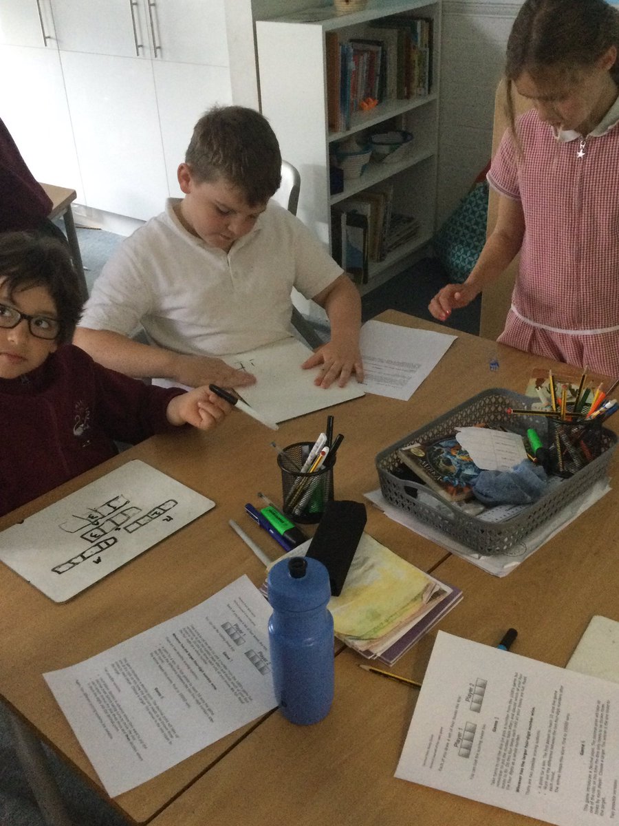 ThamesideSch's tweet photo. Playing the nasty game in final week maths challenges #nrich #gsstps https://t.co/2EtpKLJiDq
