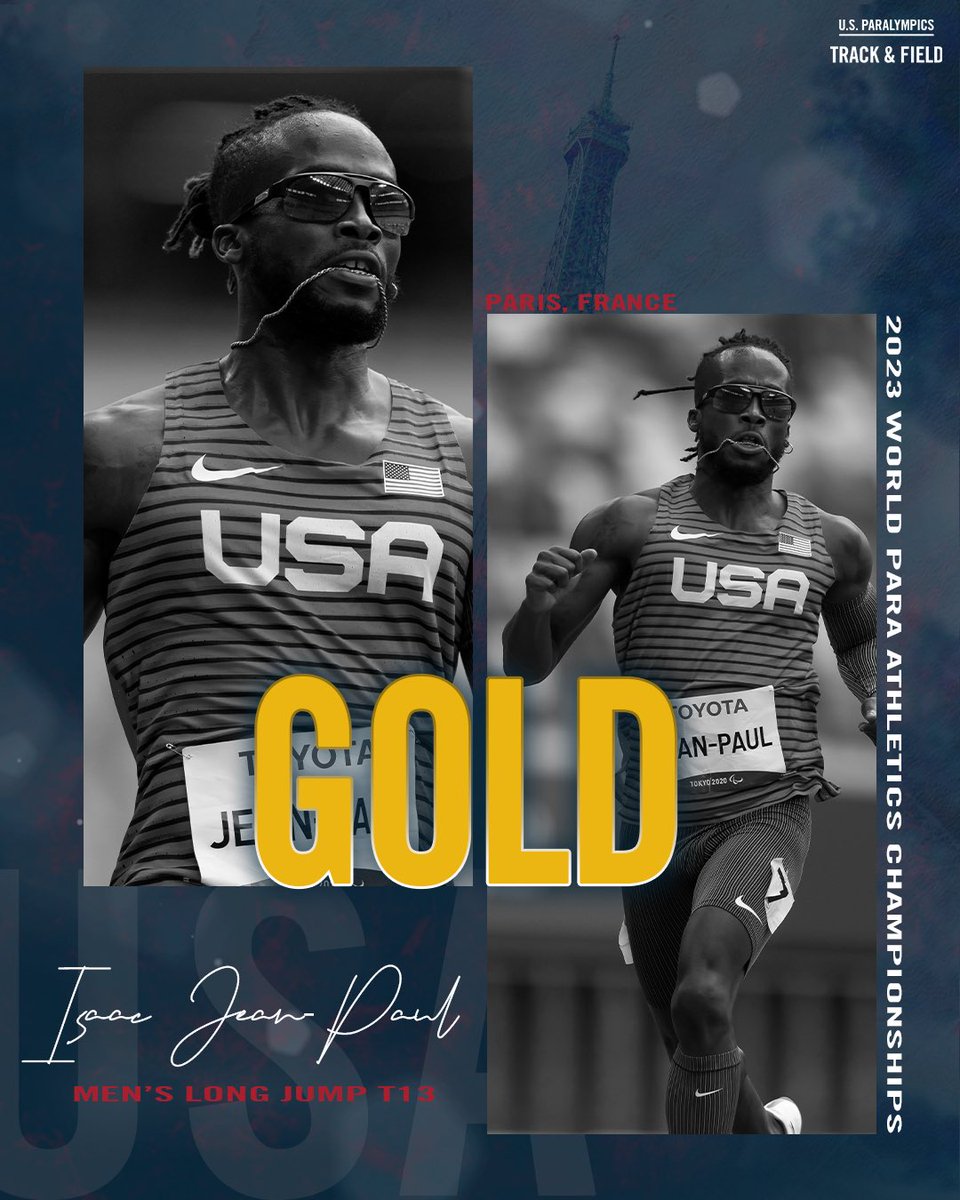 USParaTF's tweet photo. CHAMP 🏆

Isaac Jean-Paul is your men’s long jump T13 world champion! 

#ShowTheWorld // #TeamUSA https://t.co/iywQleI3yQ