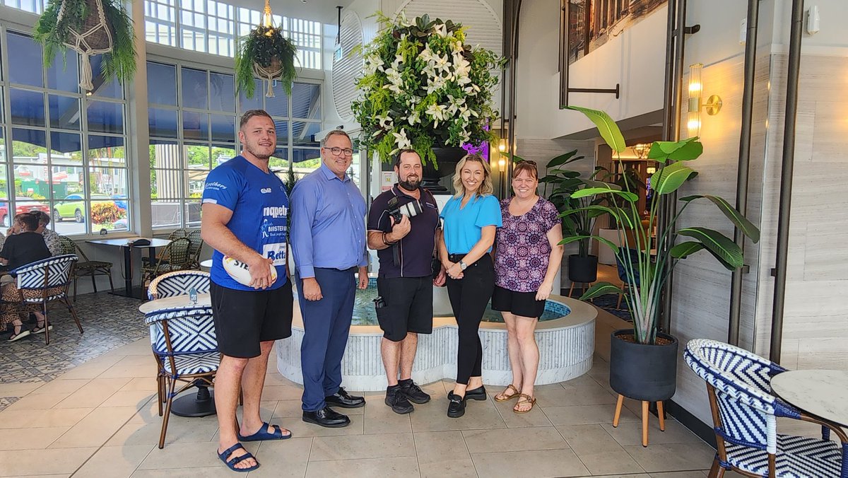 <a href="/FNQHF/">FNQHF</a> Serendipity: good luck in making unexpected and fortunate discoveries. That's what we experienced today, when we headed to Brothers Cairns to discuss their $10,000 donation to our #cancercarehub.
 bit.ly/FNQHFCancerCar…