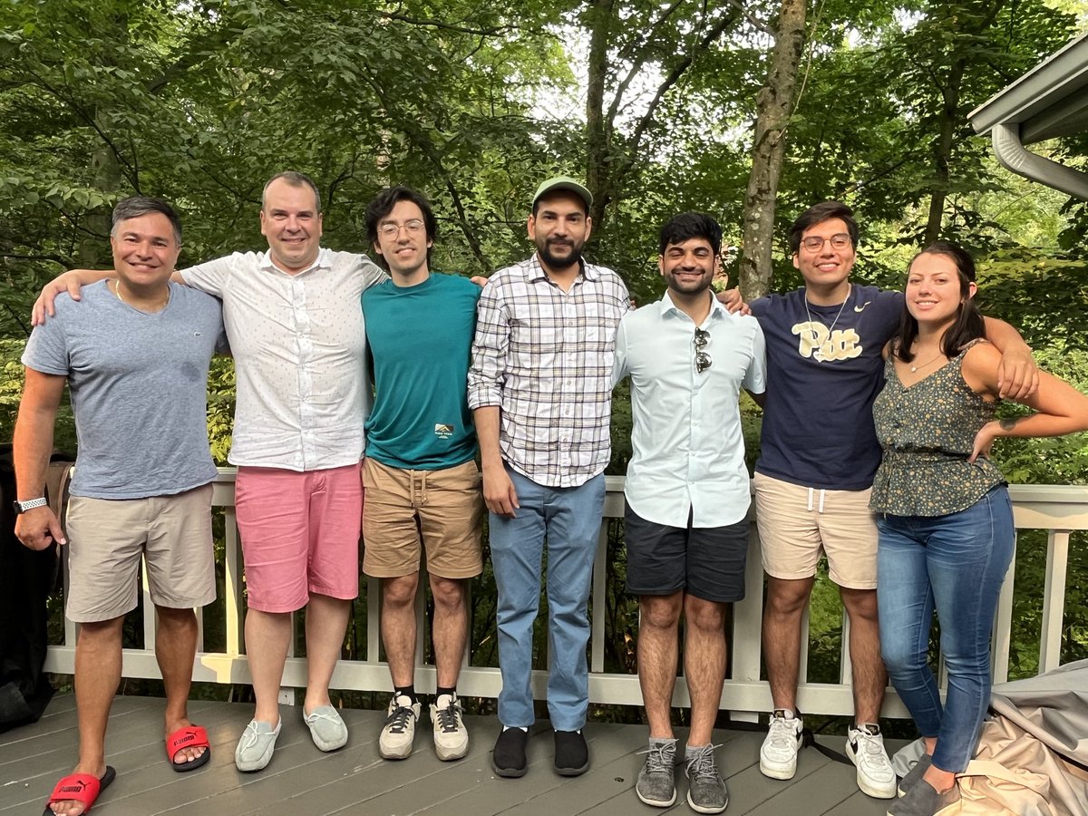 Enjoyed Sunday afternoon with our lab celebrating one of our lab members Daniel Rivera heading back to med school after spending the year with us in Pittsburgh. We hope to see him back for residency when he graduates!