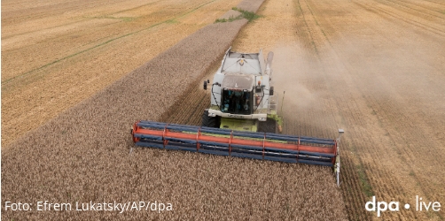 dpa_live's tweet photo. 🔴 LIVEBLOG Russland stoppt Abkommen zum ukrainischen #Getreideexport + + Das Wichtigste rund um den #Krieg in der #Ukraine👉https://t.co/li4y1o0Xaz @dpa via @mspnachrichten https://t.co/1h00hmmFdA