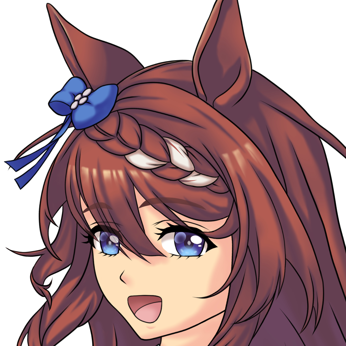 ウマ娘「1P漫画用に描いた、バーテンダー風スーパークリーク。 (髪の流れはシングレ単行本」|KENTZ(ケンツ)＠プリステ29Rお疲れ様でしたのイラスト