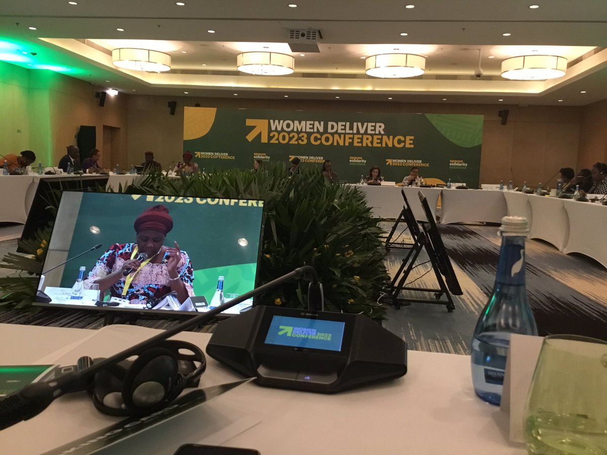 Ministerial forum #WomenDeliver2023 sharing experience and strategies to further deliver on women rights and empowerment now taking place in Marriott Kigali Rwanda @GenderMonitorRw @RwandaGender