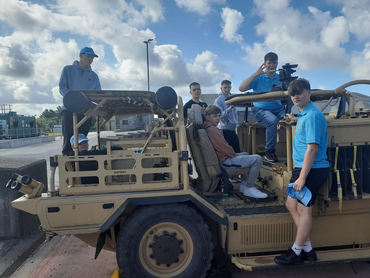 AandDBnACF's tweet image. Day 1 of Annual Camp 2023 and Balaklava group are visiting the Armour Centre. We started the day being shown around some of their vehicles. #acfannualcamp23