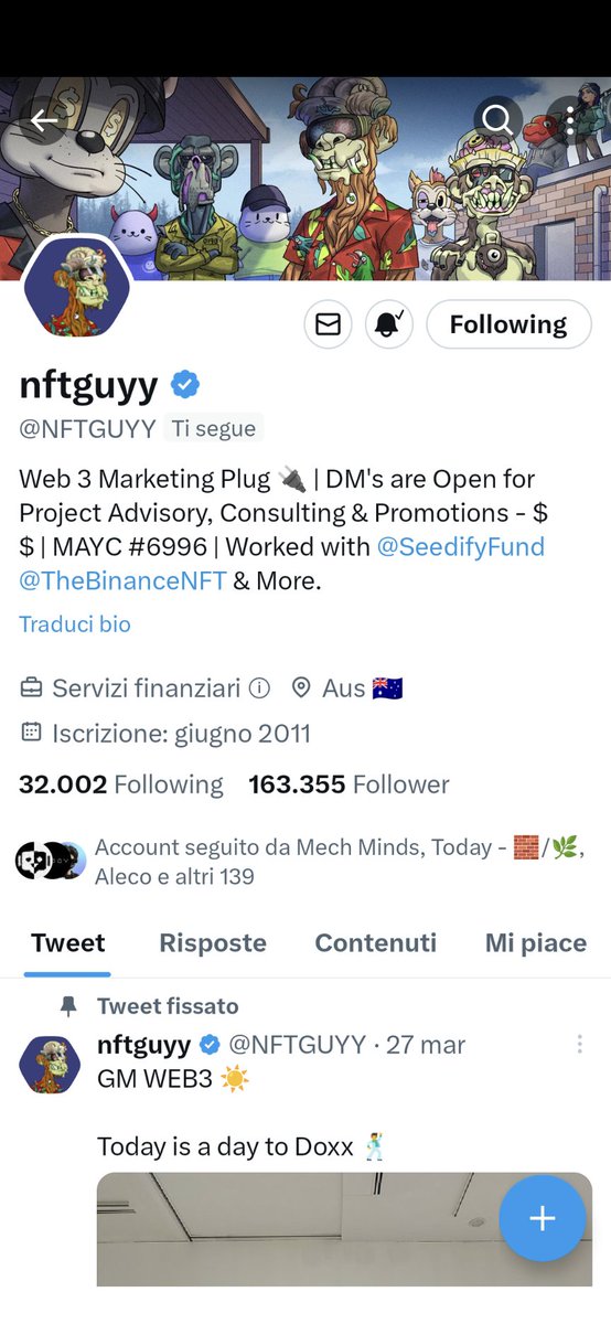 Fabryz77's tweet photo. @NFTGUYY 0xd6C55B96a71FD6838e5f05E2d926414b21622203
Thanks for the opportunity, follow you since years 🤞🏻Cheers from Italy 🇮🇹 https://t.co/peYe8Na1nU
