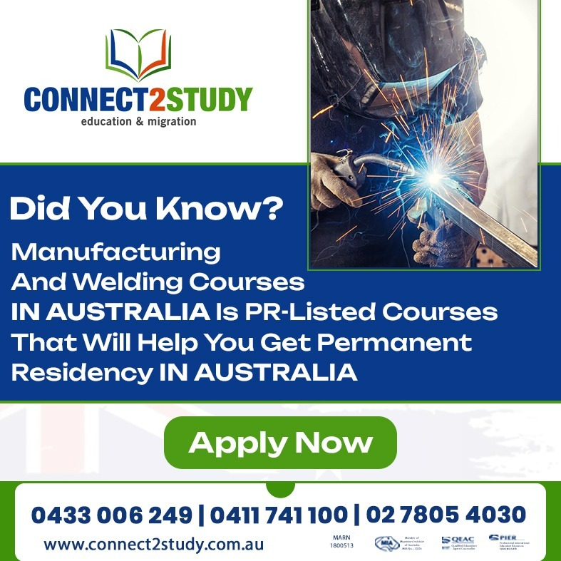 🔧🇦🇺 Did You Know? 📜✨

Manufacturing and Welding courses in Australia are PR-listed courses! 🛠️🌏

#ManufacturingCourses #WeldingCourses #PRListedCourses #PermanentResidency #SecureYourFuture #IndustryRelevance #DreamBig #EducationAbroad #StudyInAustralia #ApplyToday
