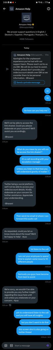 atuljadhav's tweet photo. @amazonIN @JeffBezos @JeffBezos it's very clear now that incompetency has spread across your organisation. Do something about this sooner or later or we all have witnessed giants vanished in thin air when they thought they are #toobigtofall #Amazon #AmazonIndia https://t.co/CLICR2iBZK