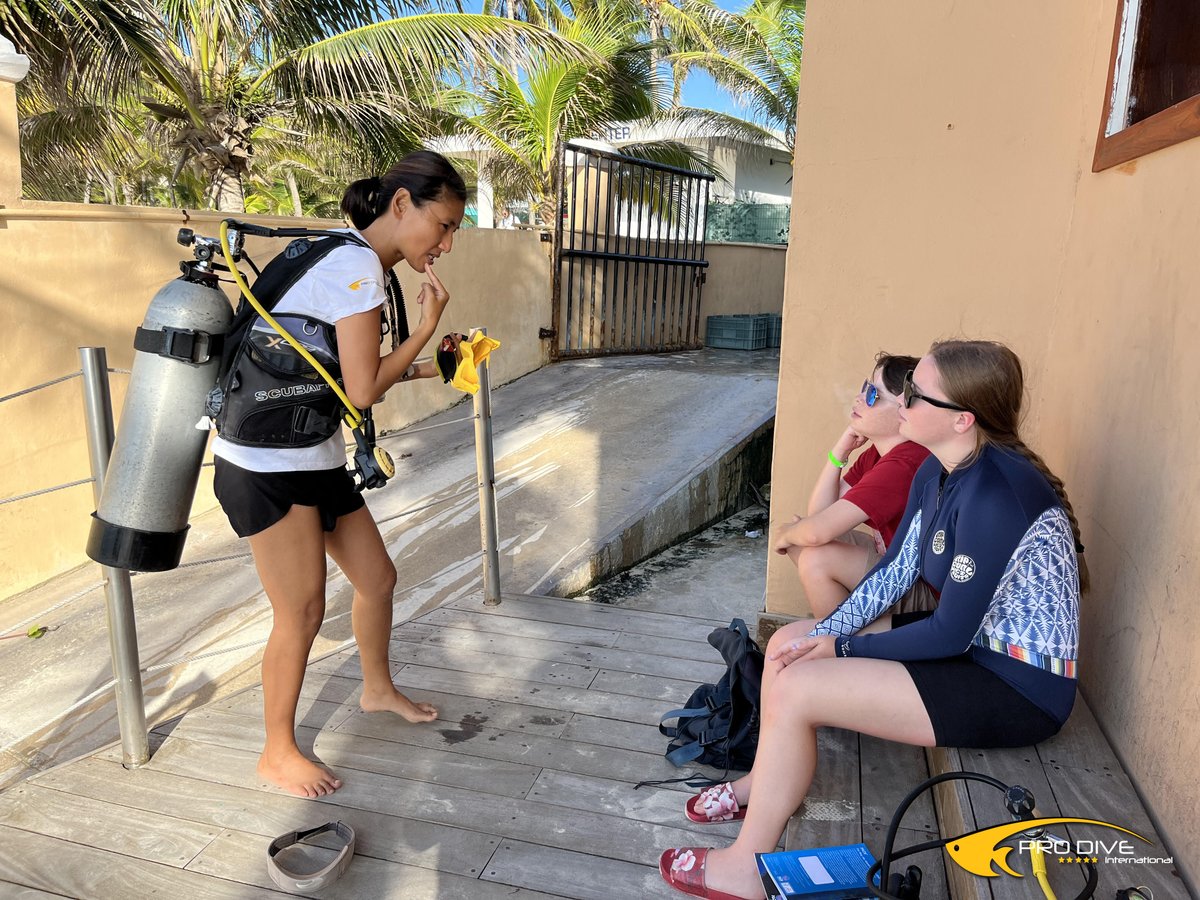 ProDiveInt's tweet image. An overwhelming majority has decided throughout our channels - The lucky winner of our 20th-anniversary photo contest is MARC-ANDRE with the photo of his kids discovering scuba diving with our instructor Nichole! Congrats &amp;amp; happy bubbles!!! 🤿🎉💦 

@PADI #scuba #PlayaDelCarmen