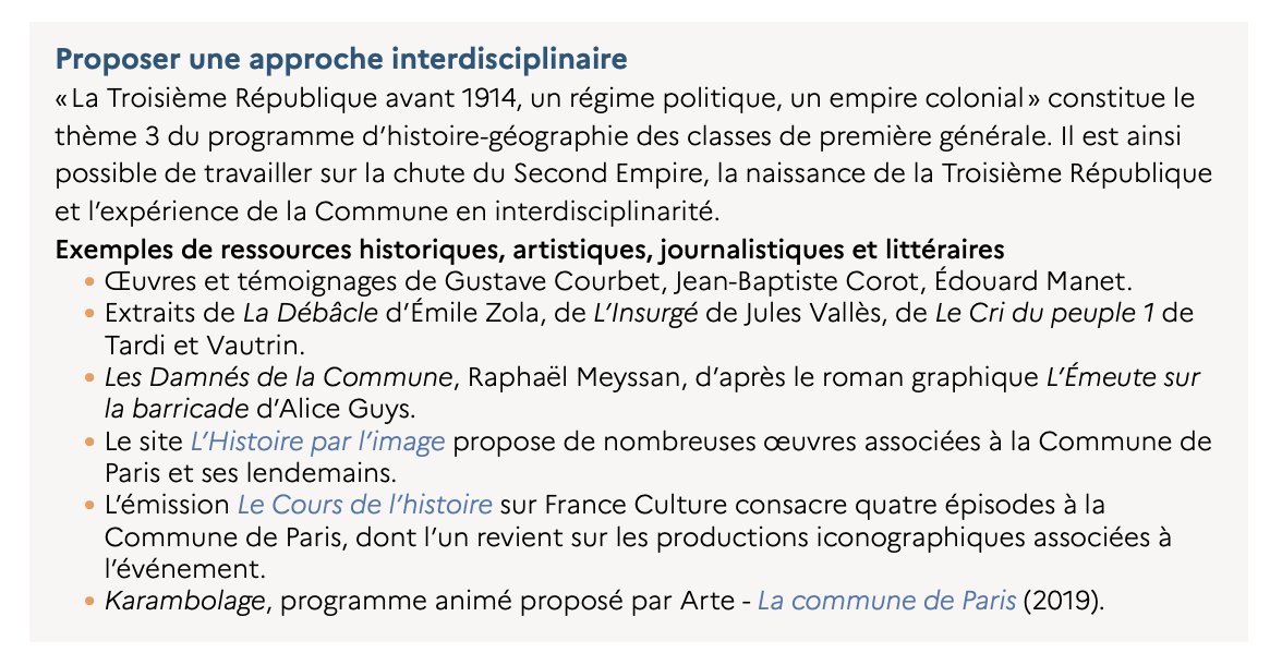 Lettres_edu_num's tweet photo. 🕊️ #Bac2024 | Émancipations créatrices

🔷 Étudier #ArthurRimbaud en classe de 1ère : la fiche @Eduscol « Nouvelles formes politiques et poétiques » propose une #contextualisation appuyée sur une approche interdisciplinaire @eduscol_HG @eduscol_HDA 

👉 https://t.co/bO1LJyOC97 https://t.co/Qi86TN3OdO