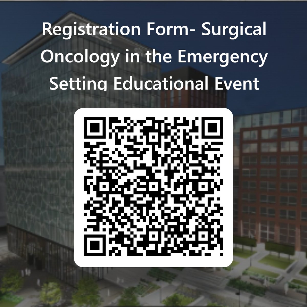 BASO~The Association for Cancer Surgery (@baso_acs) on Twitter photo <a href="/BASO_ACS/">BASO~The Association for Cancer Surgery</a> is pleased to announce the ๐ข๐'Surgical Oncology in Emergency Setting' Event
๐ขCPD Awards: 6 points
โฉRegistration: FREE to attend ๐ฒ To Register, Scan the QR Code below or ๐ปor email: ccf-tr.admin.cmca@nhs.net <a href="/BASO_ACS/">BASO~The Association for Cancer Surgery</a> is pleased to announce the ๐ข๐'Surgical Oncology in Emergency Setting' Event
๐ขCPD Awards: 6 points
โฉRegistration: FREE to attend ๐ฒ To Register, Scan the QR Code below or ๐ปor email: ccf-tr.admin.cmca@nhs.net