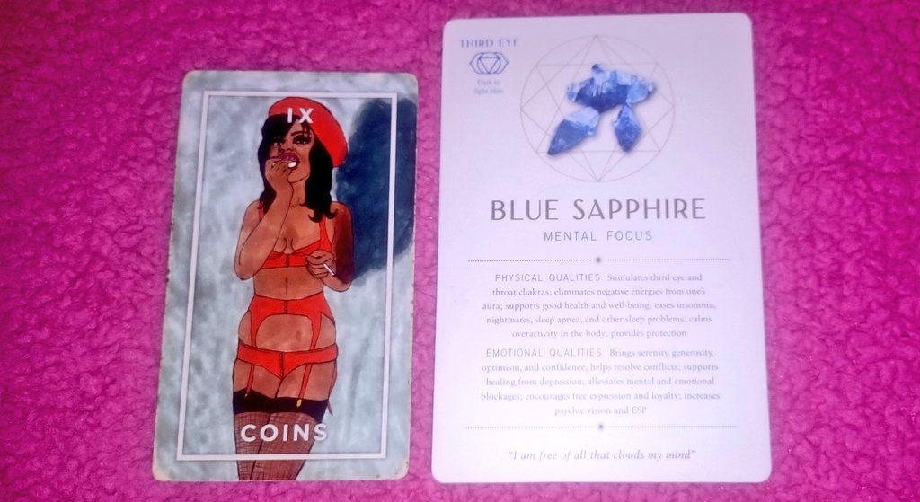 EmpressStrong25's tweet photo. #17July2023: 🌘 #Punarvasu♊ #9ofPentacles🪙 There's quite a bit of positive energy going around today. This is a great nakshatra to complete unfinished tasks with, as we're likely to look at them with fresh eyes. Curiosity or thoroughness in research or searching for truth could be rewarded also. Intuition is subtle, but it's there. Heed it when it's still quiet.