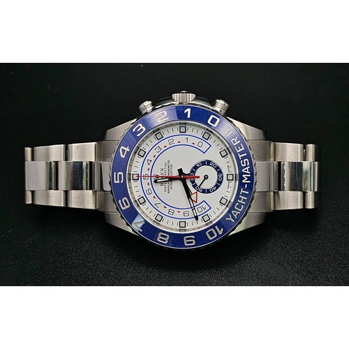 easyliveauction's tweet image. Lot No 597 in the @cadmoreauctions sale is this gorgeous Rolex Yacht-Master II Automatic Chronograph Gents Watch. Stainless steel strap and case - check out the sale here: bit.ly/3pYUjIy

#different #clockmaking #rolexwatchesforsale #easyliveauction