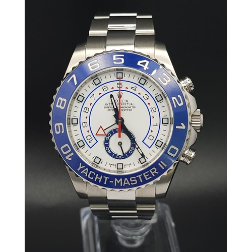 easyliveauction's tweet image. Lot No 597 in the @cadmoreauctions sale is this gorgeous Rolex Yacht-Master II Automatic Chronograph Gents Watch. Stainless steel strap and case - check out the sale here: bit.ly/3pYUjIy

#different #clockmaking #rolexwatchesforsale #easyliveauction