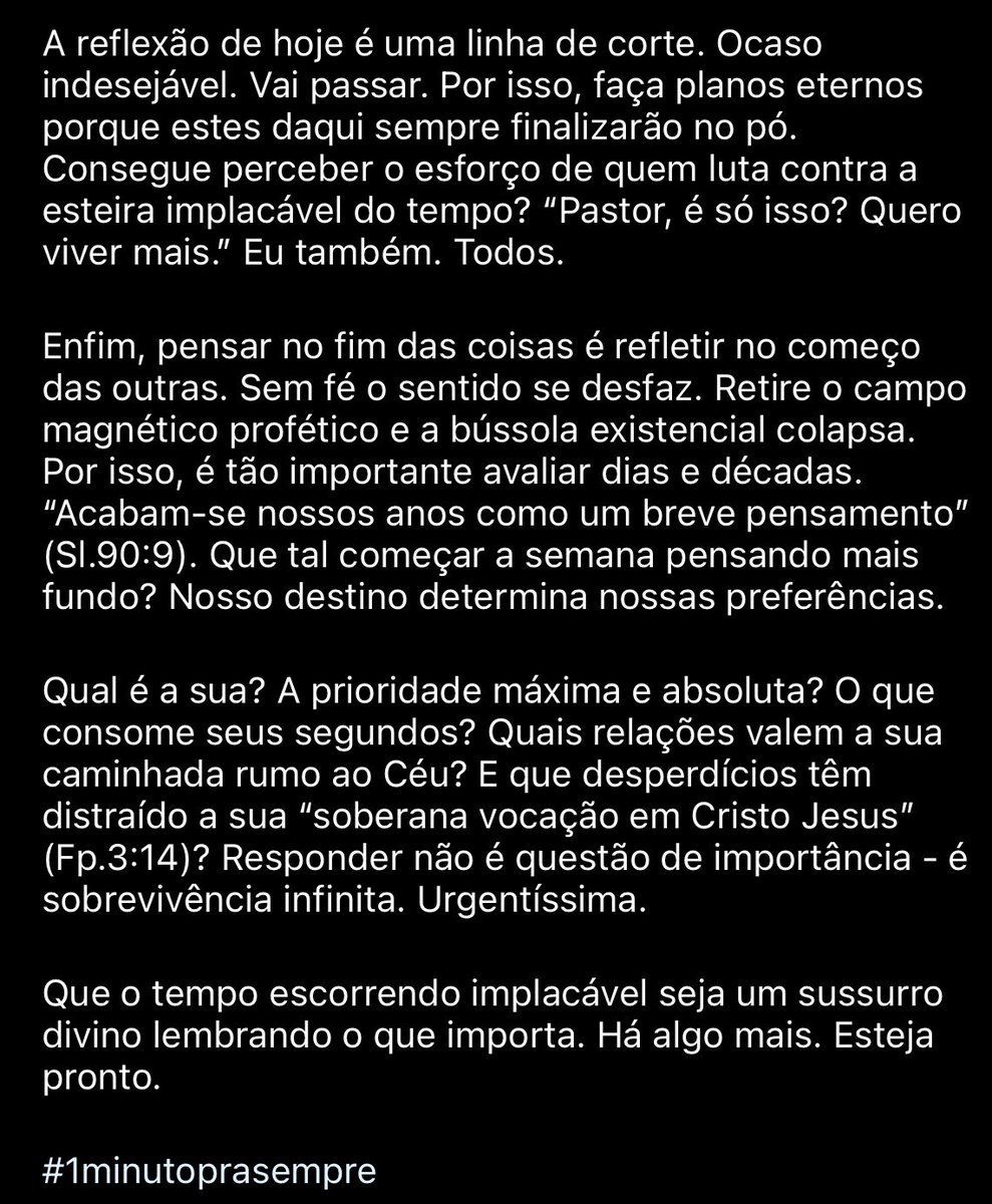 odailson_ucb's tweet photo. Retire o campo gravitacional profético e a bússola existencial colapsa. Viva a sua plenitude. #UmMinutoPraSempre https://t.co/GRGADnJFiS