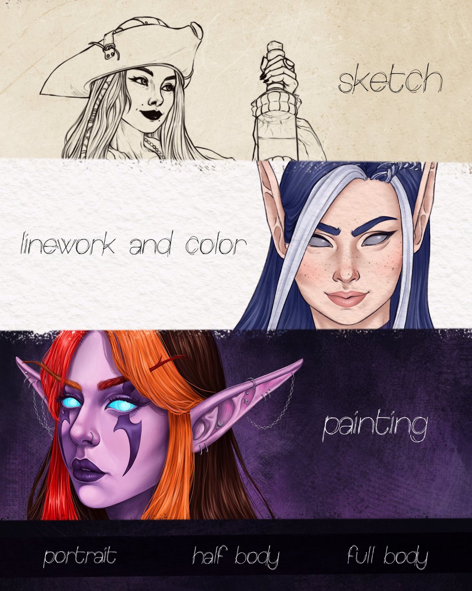 demaerys's tweet photo. Commissions are open guys! 

You can contact me via mail at demaerys@gmail.com for more infos, or check the price list here!

https://t.co/zv834hbZ5E 

#commissionsopen #artcommissions #fantasycommissions https://t.co/EdrnO6dXeI